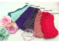 Knitted Headband/ Ear warmer / Head warmer, SMALL, (3yo - tween)